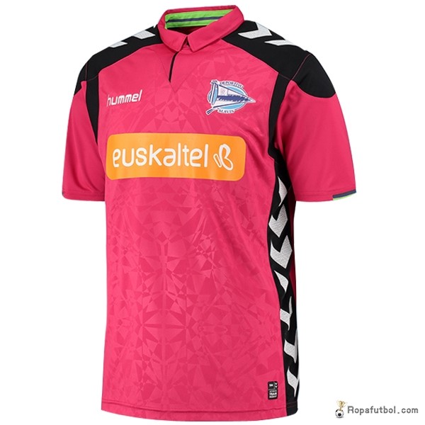 Camiseta Alavés Replica Segunda Ropa 2016/17 Rosa